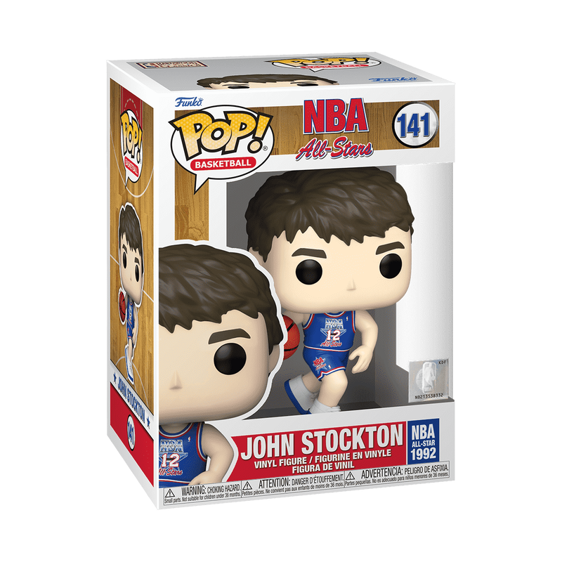 Pop! John Stockton in Blue Jersey, , hi-res view 2