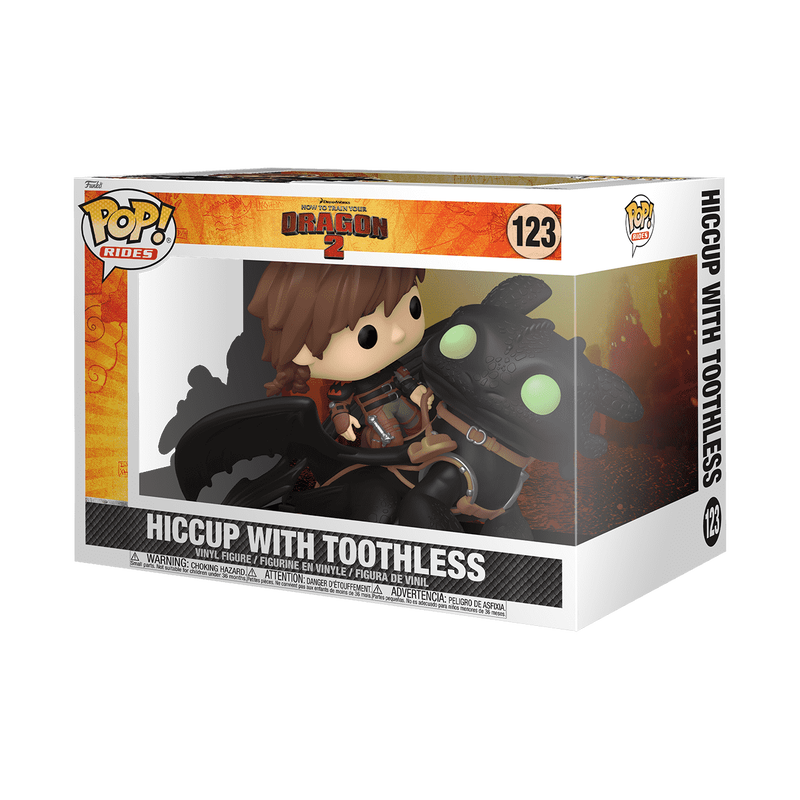 Buy Pop Rides Deluxe Hiccup with Toothless at Funko