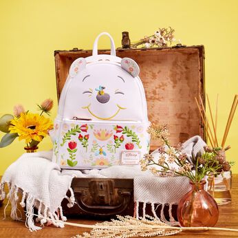 Winnie the Pooh Cosplay Folk Floral Mini Backpack, Image 2