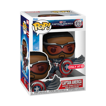 Pop! Captain America (Sam Wilson) (Retro Comic Deco), Image 2