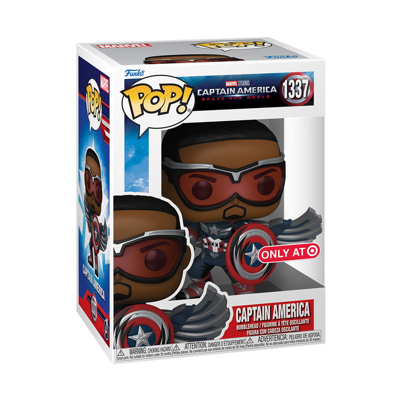 Pop! Captain America (Sam Wilson) (Retro Comic Deco), , hi-res view 2