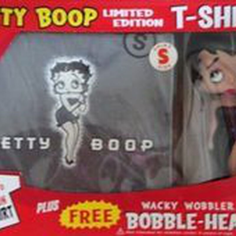 Betty Boop Gray/T-Shirt Bobblehead Combo, , hi-res view 1