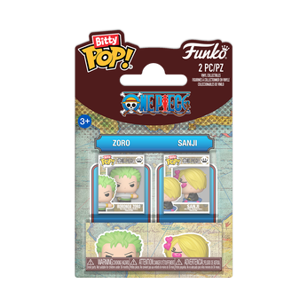 Bitty Pop! Zoro & Sanji 2-Pack, Image 1