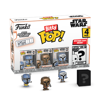 Bitty Pop! Star Wars The Mandalorian 4-Pack Series 1, Image 1