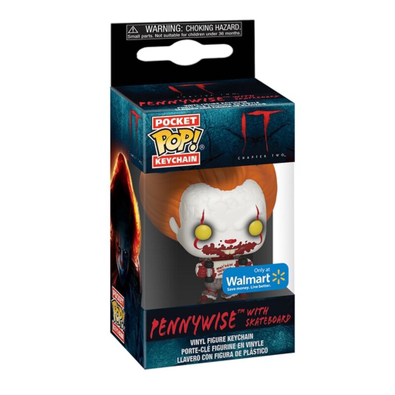 Pop! Keychain Pennywise with Skateboard, , hi-res view 2