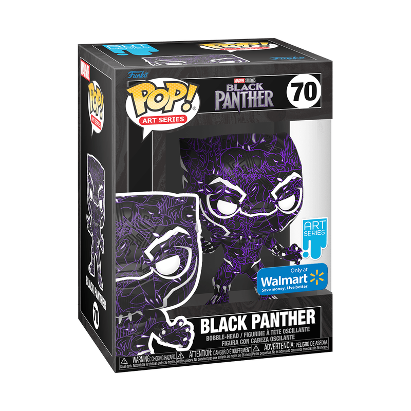 Pop! Artist Series Black Panther with Pop! Protector, , hi-res view 2