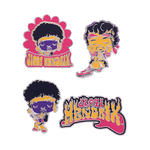 Jimi Hendrix 4-Pack Pin Set, , hi-res image number 2