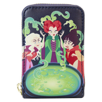 Hocus Pocus Sanderson Sisters Cauldron Glow Accordion Wallet