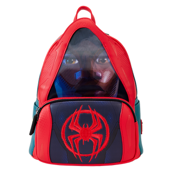 Spider-Verse Miles Morales Hoodie Cosplay Lenticular Mini Backpack, Image 1