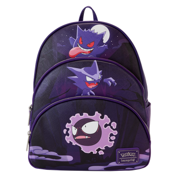 Pokémon Gastly Evolutions Triple Pocket Mini Backpack, Image 1