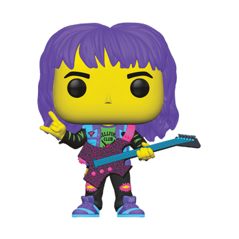 Pop! Eddie Hellfire Club with Guitar (Black Light), Image 1
