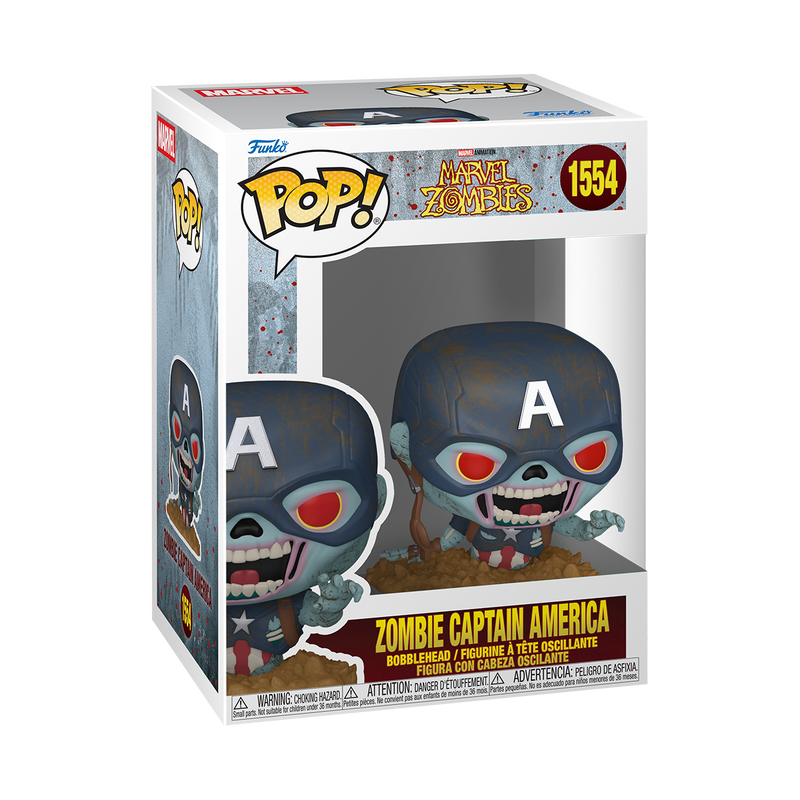 Pop! Zombie Captain America, , hi-res view 2