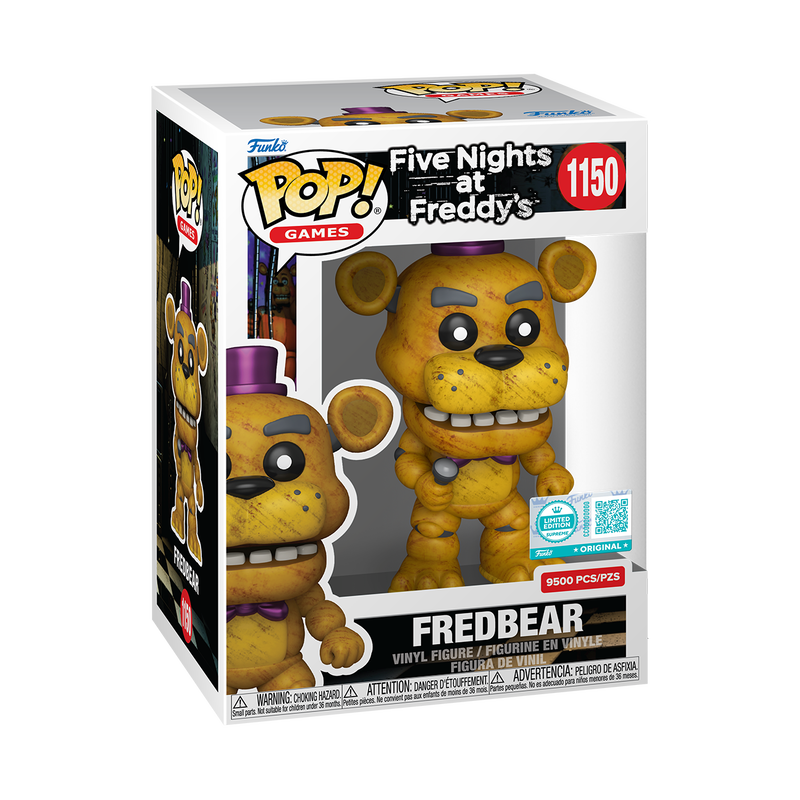 fnaf フレッドベアー　フィギュア　funko 91871_POPGames_FNAF_Fredbear_P