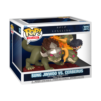 Pop! Deluxe Sung Jinwoo vs. Cerberus, Image 2