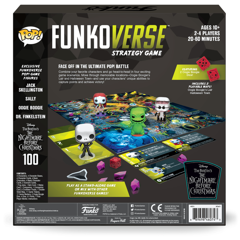 Funkoverse: Disney The Nightmare Before Christmas 100 Game, , hi-res image number 3