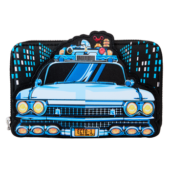 Ghostbusters Ecto-1 Glow Zip Around Wallet, Image 1
