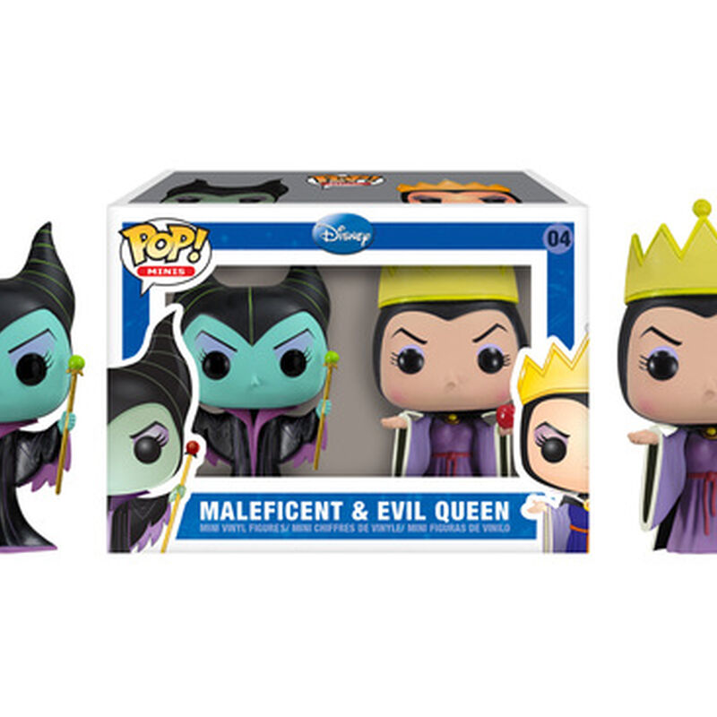 Mini POP Disney :2-PK Maleficent & Evil Queen, , hi-res view 1
