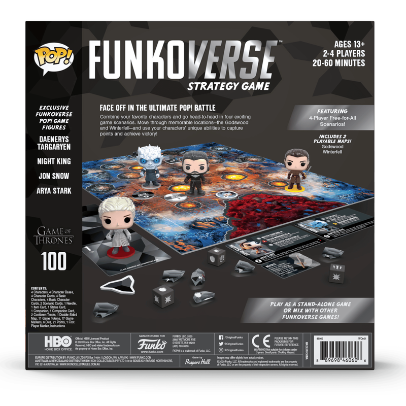 Funkoverse: Game of Thrones 100 4-Pack Board Game, , hi-res view 3