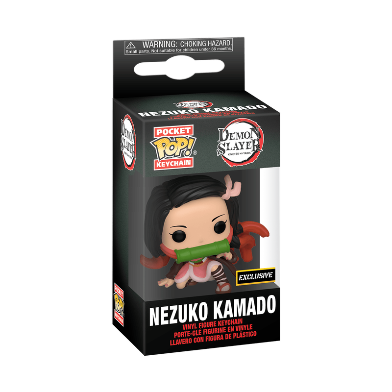 POP Keychain: Demon Slayer- Nezuko Kamado (HT/BL), , hi-res view 1