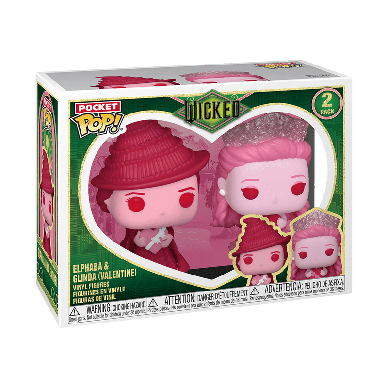 Pocket Pop! Elphaba & Glinda (Valentine) 2-Pack, , hi-res view 2