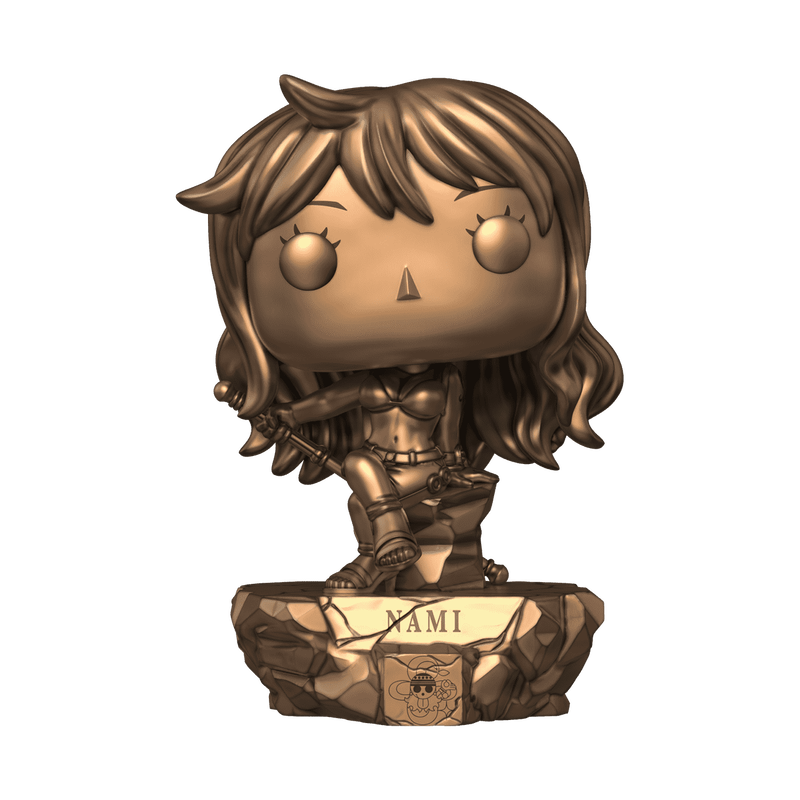 Pop! Plus Nami Statue (Bronze) with Pop! Protector, , hi-res view 1