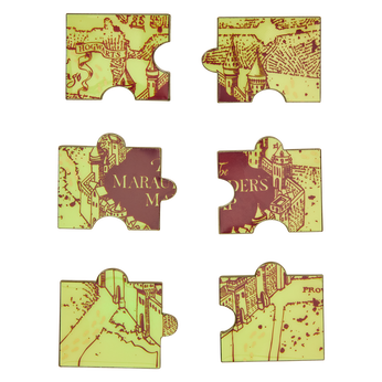 Harry Potter Exclusive The Marauder's Map Puzzle Mystery Box Pin, Image 2