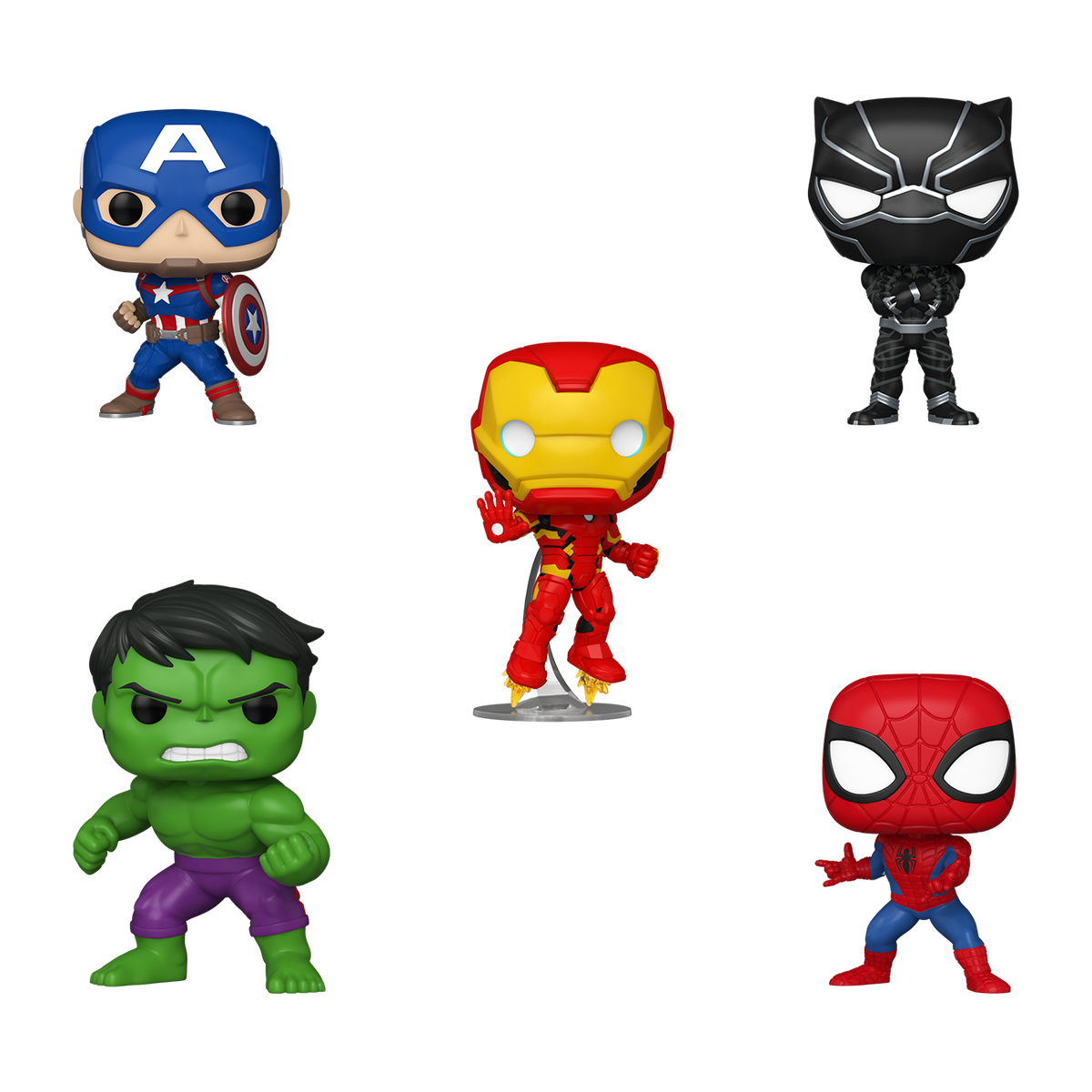 Детские фигурки Funko Pop! Marvel 5-Pack — фото 1