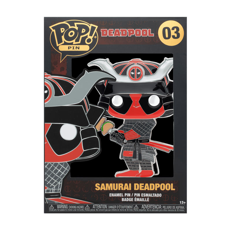 Pop! Pins Samurai Deadpool, , hi-res view 1