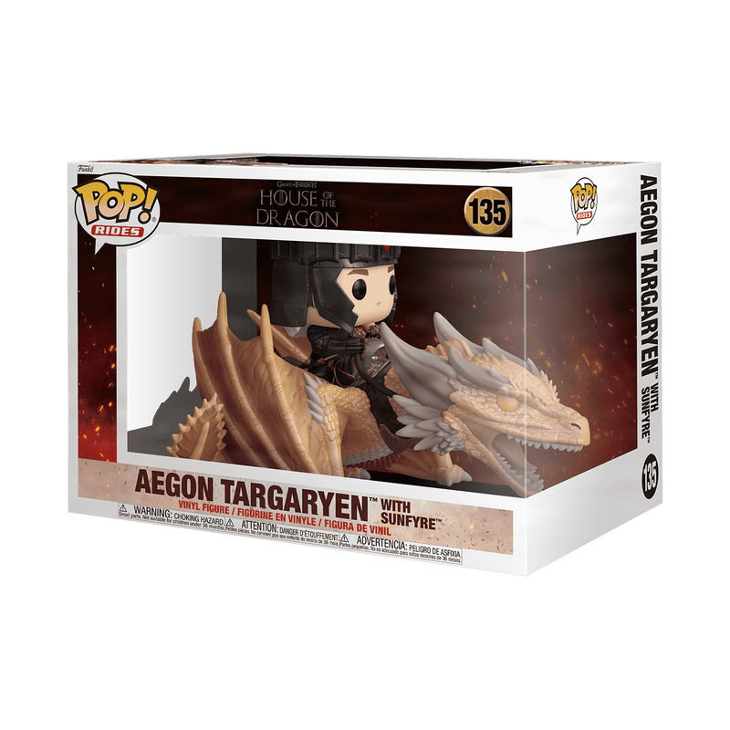 Pop! Rides Deluxe Aegon Targaryen with Sunfyre, , hi-res view 2
