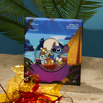 Stitch Camping Cuties 3" Collector Box Pin, Image 2