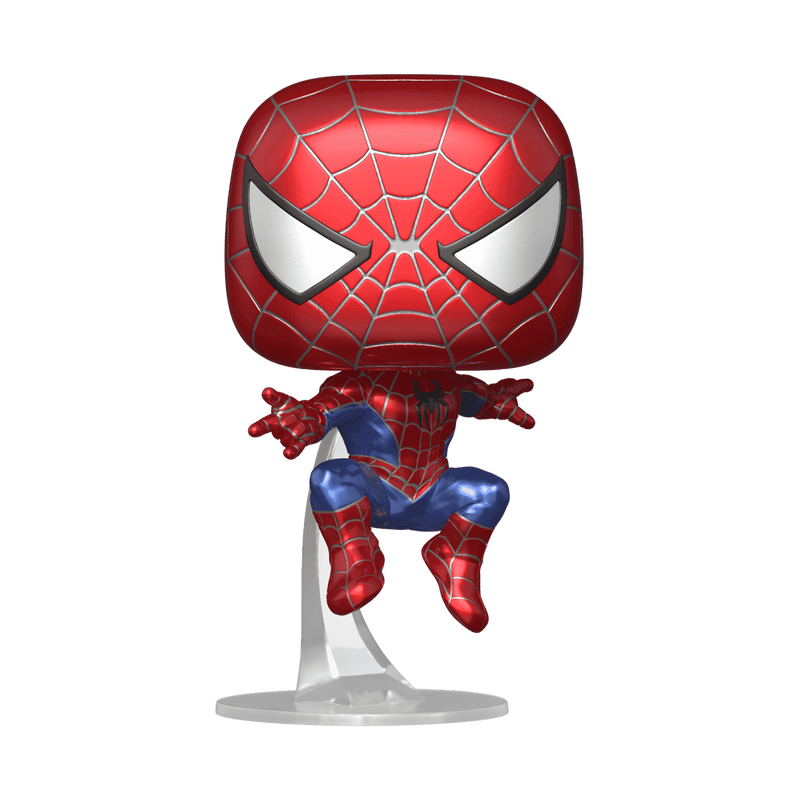 Pop! Friendly Neighborhood Spider-Man (Metallic), , hi-res view 1