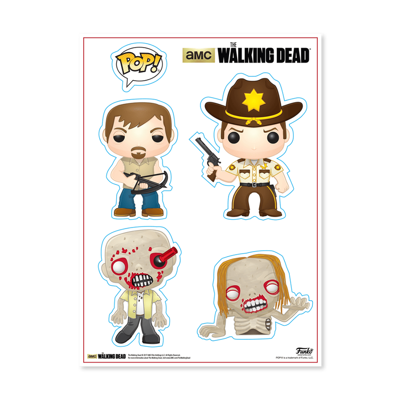 Walking Dead Sticker, , hi-res view 1