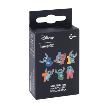 Stitch Letters and Poses Mystery Box Pin, Image 2
