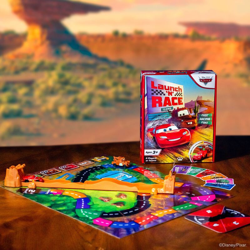Disney Pixar Launch 'N' Race Game, , hi-res view 2