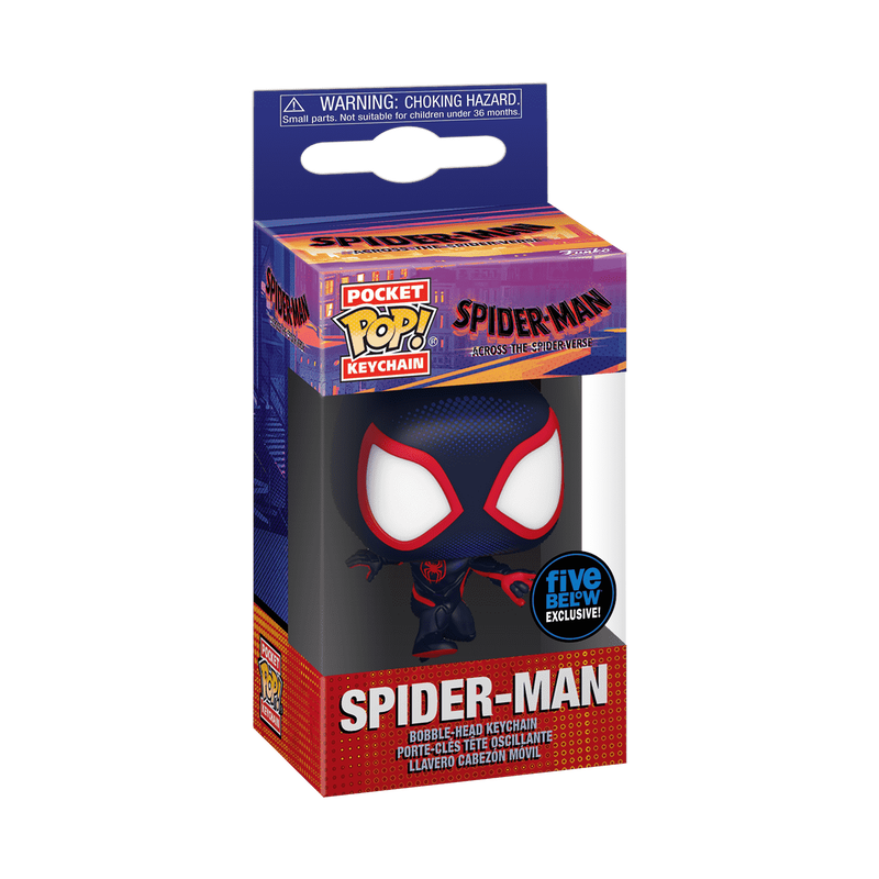 Pop! Keychain Miles Morales as Spider-Man Jumping, , hi-res view 2