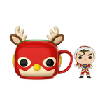 Pop! Mug & Pin Holiday The Flash & Superman in Holiday Sweater, , hi-res view 1