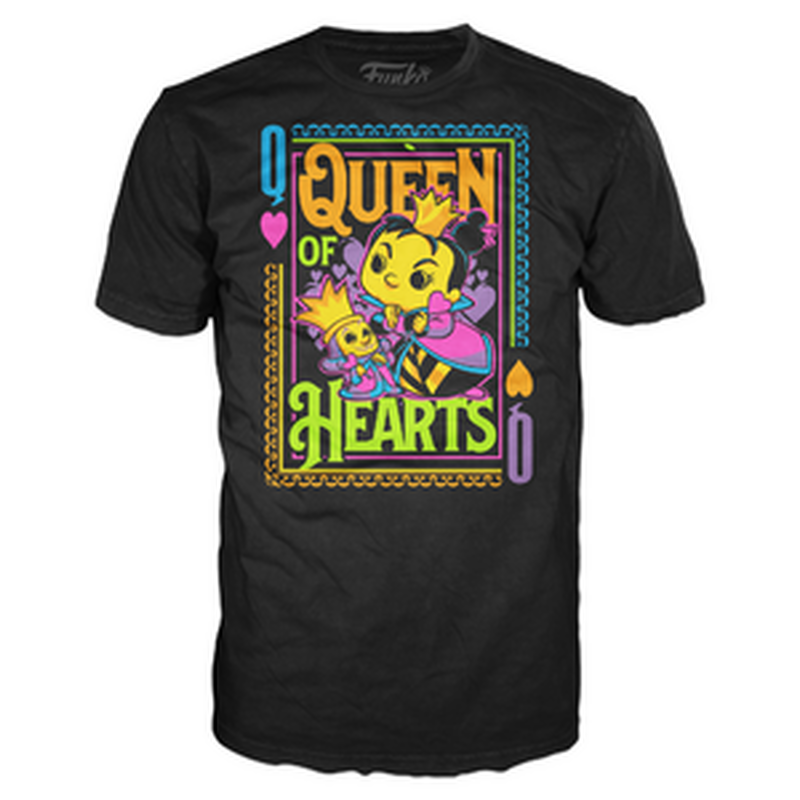 Queen of Hearts Black Light Tee, , hi-res view 1