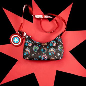 Avengers Floral Tattoo Shoulder Bag, Image 2