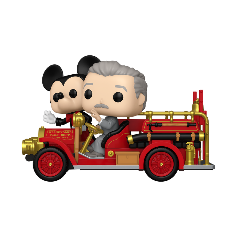 ミッキーマウス&ウォルトディズニー pop! Pop! Rides Deluxe Mickey Mouse & Walt on Fire Engine | From the