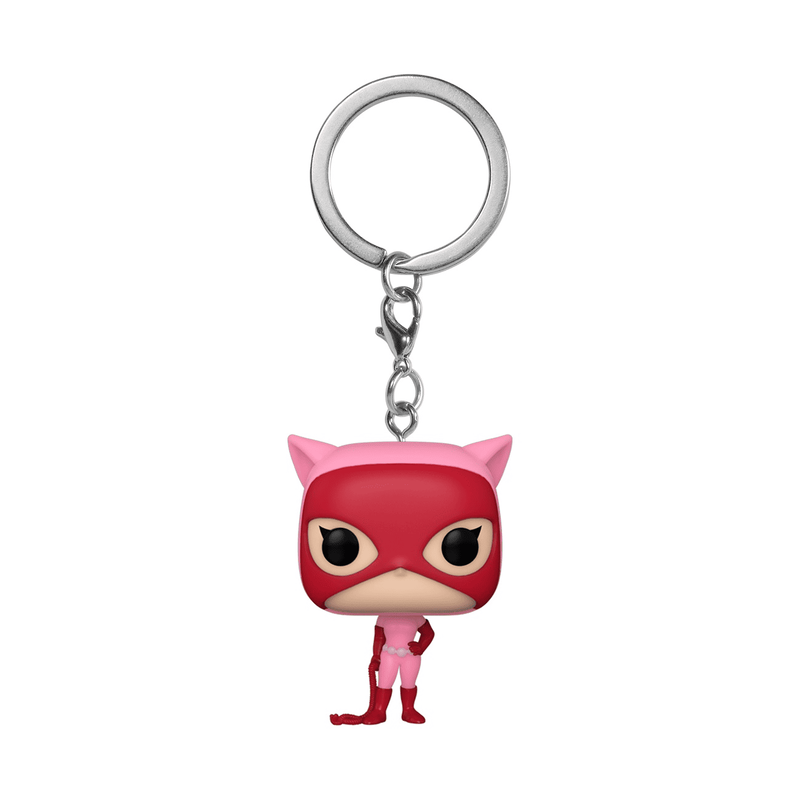 POP Keychain: BTAS- Catwoman (PK/RD), , hi-res view 2