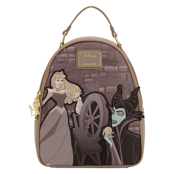 Sleeping Beauty & Maleficent Spinning Wheel Mini Backpack, Image 1