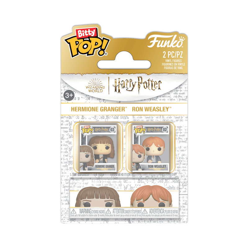 Bitty Pop! Hermione Granger & Ron Weasley 2-Pack, , hi-res view 1