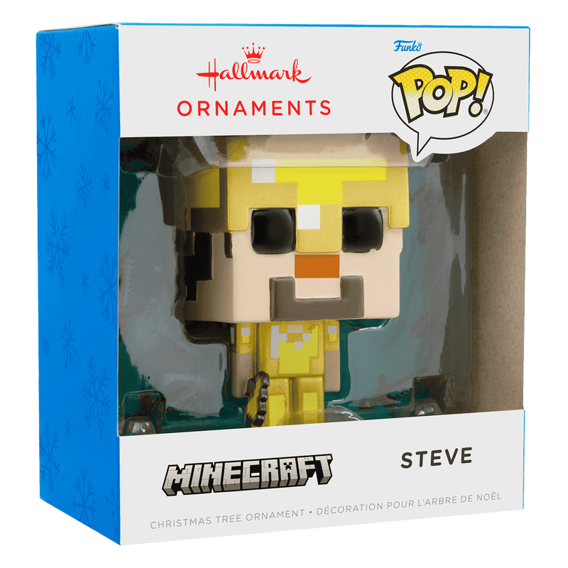 Gold Armor Steve Holiday Ornament, , hi-res view 4
