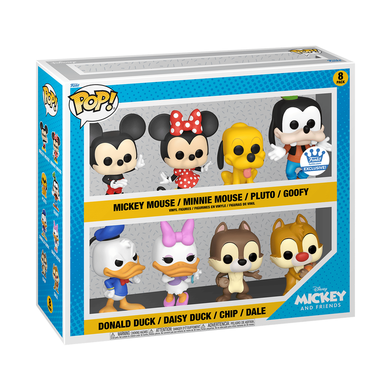 eksplicit Efterår Opmærksom Buy Pop! Disney Mickey & Friends 8-Pack at Funko.