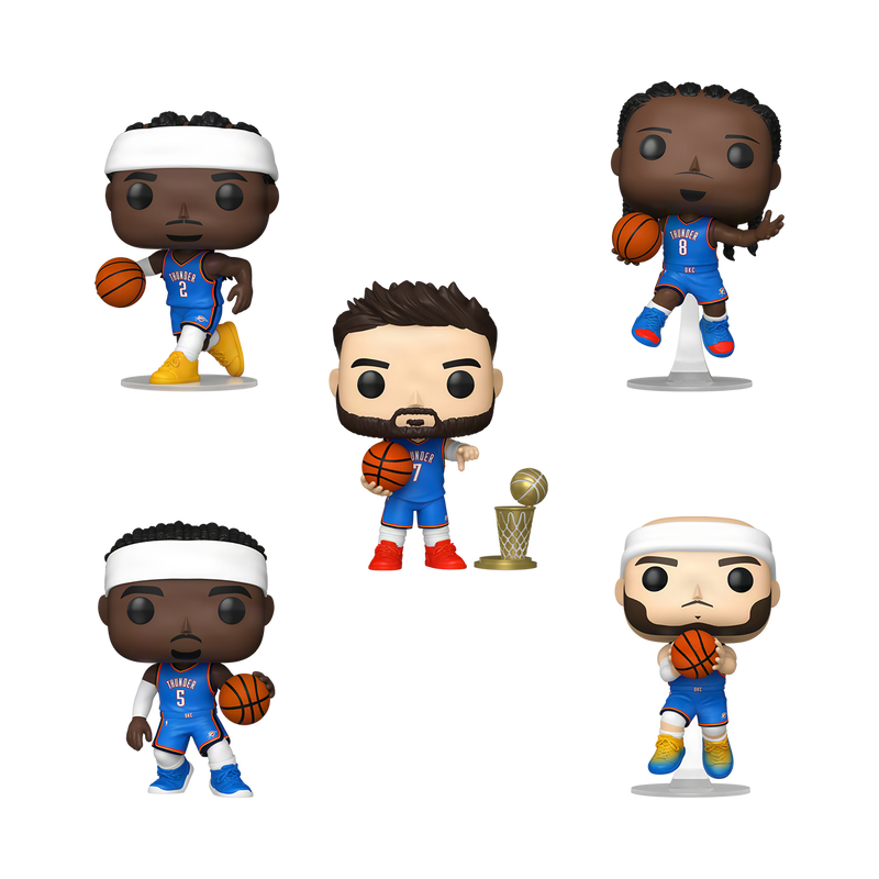 Pop! Oklahoma City Thunder 2025 NBA Champions 5-Pack, , hi-res view 1