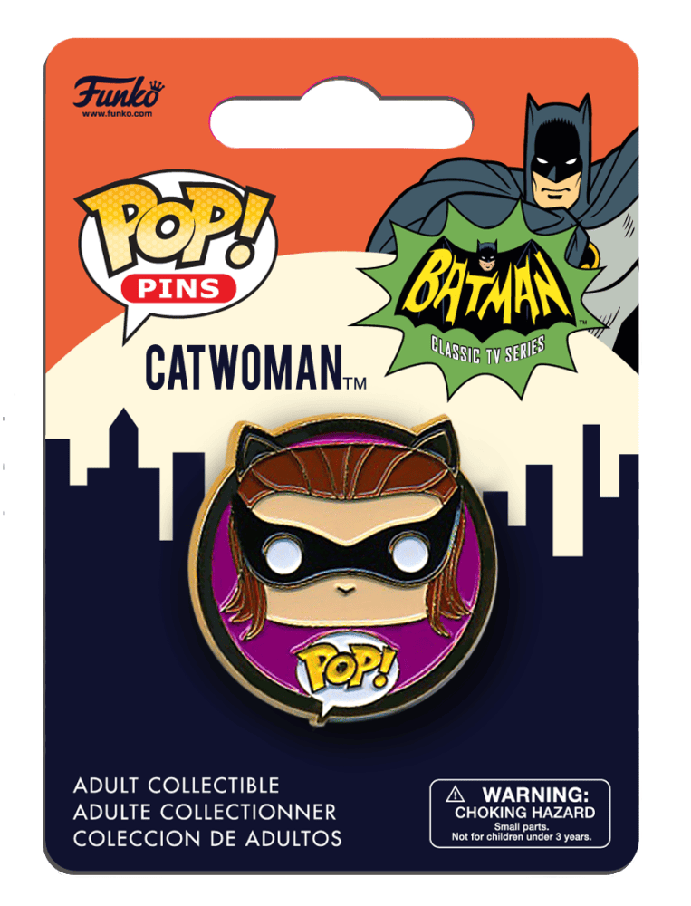 Pop Pins Catwoman (Classic) — Funko Pop! Vinyl · Comics & Superheroes