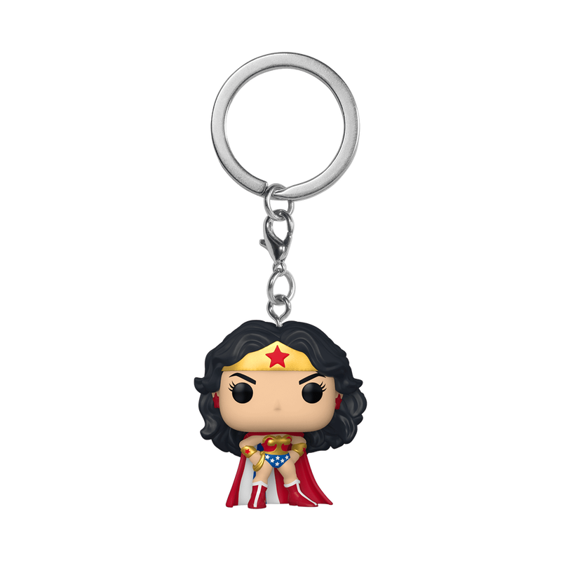 Pop! Keychain Wonder Woman Classic with Cape, , hi-res view 1