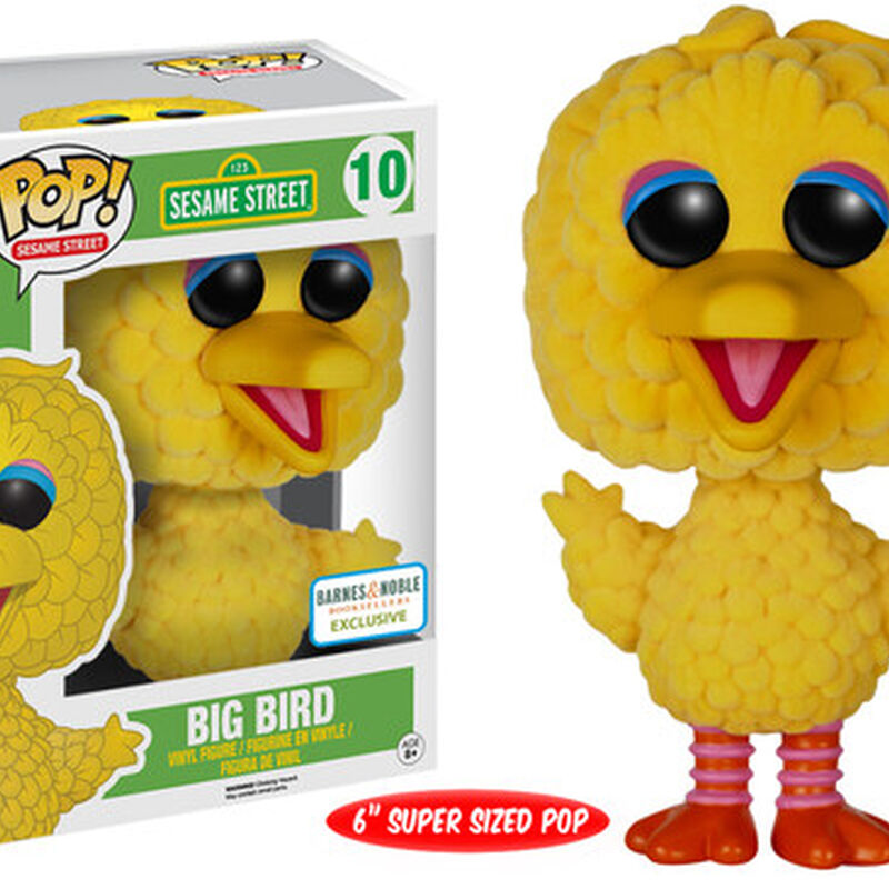 Sesame Street - Big Bird 6" FLOCKED, , hi-res view 1