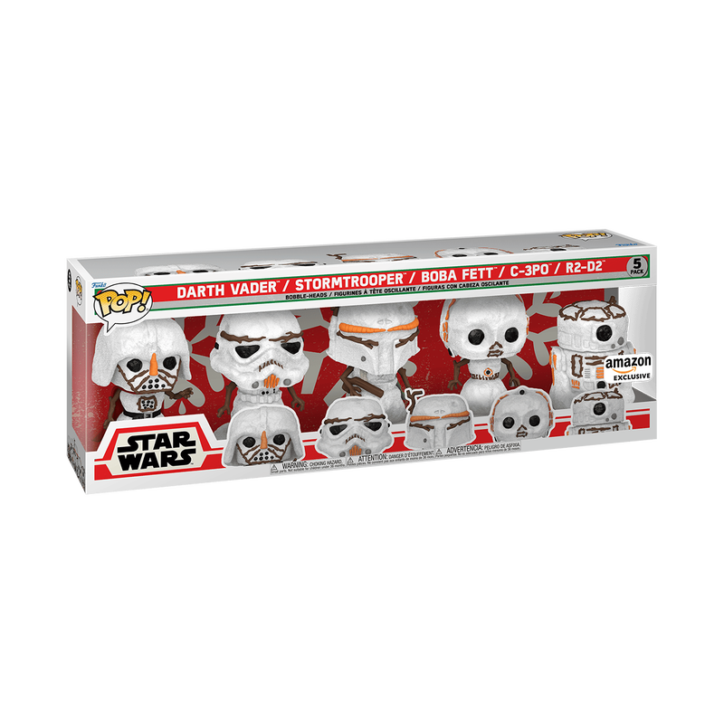 Pop! Star Wars Holiday Snowman 5-Pack, , hi-res image number 2