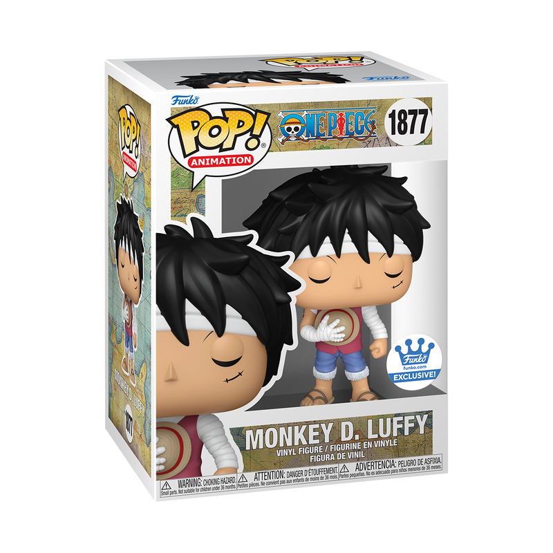 Pop! Monkey D. Luffy (Marineford Memorial) with Pop! Protector, , hi-res view 2